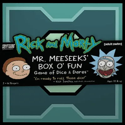 Rick and Morty: Mr. Meeseeks' Box o' Fun Dice and Dares Game
