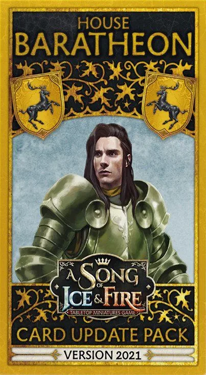 A Song of Ice & Fire: Tabletop Miniatures Game – Baratheon card update pack