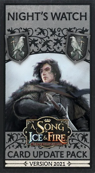 A Song of Ice & Fire: Tabletop Miniatures Game – Night's Watch 2021 Card Update Pack