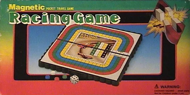 Magnetic Pocket Travel Racing Game