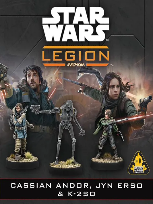 Star Wars: Legion – Cassian Andor, Jyn Erso & K-2SO