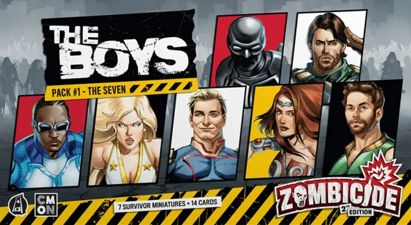 Zombicide: 2nd Edition – The Boys: Pack 1 – The Seven