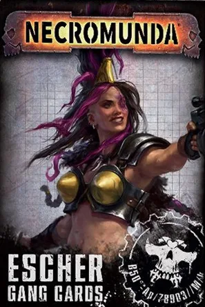 Necromunda: Underhive – Escher Gang Cards
