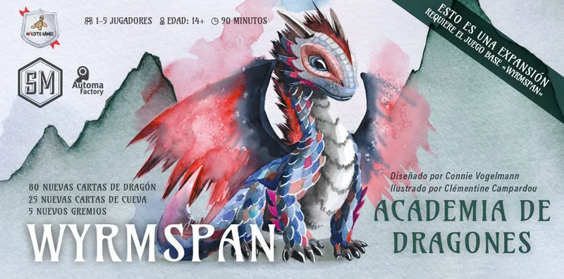 Wyrmspan Academia de Dragones – Expansión
