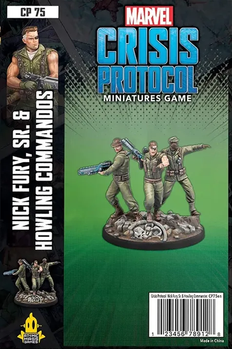 Marvel: Crisis Protocol – Nick Fury, Sr. & Howling Commandos