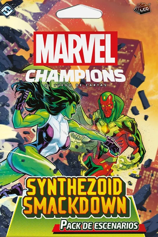 Marvel Champions The Card Game Synthezoid Smackdown Scenario Pack - She-Hulk vs. Vision Civil War