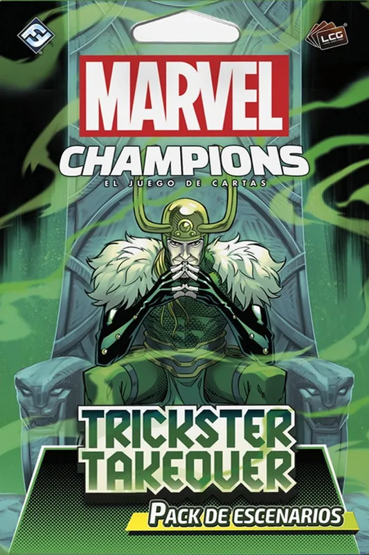 Marvel Champions: El Juego de Cartas – La conjura del embaucador Pack de Escenarios