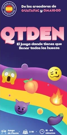 QTDEN: The game where you have to fill in the gaps